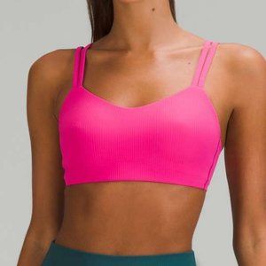 Lululemon Like a Cloud Bra Light Support, B/C Cup (Sonic Pink, Size 12)